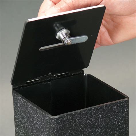 metal tip box|lockable tip box.